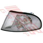 CORNER LAMP - L/H - CLEAR (S4) - TO SUIT - AUDI A4 1995-