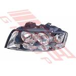 HEADLAMP - L/H - HID TYPE - TO SUIT - AUDI A4 2001-