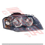 HEADLAMP - R/H - BLACK - TO SUIT - AUDI A3 2003-