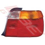 REAR LAMP - R/H - AMBER/CLEAR/RED - TO SUIT - BMW 3'S E36 1996- COMPACT