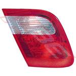 REAR LAMP - L/H - INNER - CLEAR/RED - TO SUIT - BMW 3'S E46 4D 1998-