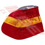 REAR LAMP - L/H - RED/AMBER/RED - TO SUIT - BMW 3'S E46 4D 2001-