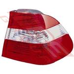REAR LAMP - R/H - RED/CLEAR/RED - TO SUIT - BMW 3'S E46 4D 2001-