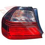 REAR LAMP - L/H - RED/CLEAR - OUTER - TO SUIT - BMW 3'S E90 2005-08 4DR