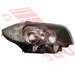 HEADLAMP - R/H - ELECTRIC - NON BULB SHIELD - TO SUIT - BMW 1'S E87 2007-2011 F/LIFT