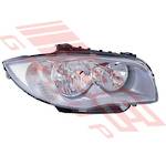 HEADLAMP - R/H - ELECTRIC - CHROME - TO SUIT - BMW 1'S E87 2004-