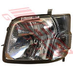 HEADLAMP - L/H (100-51771) MNL ADJUST - TO SUIT - DAIHATSU HIJET CARGO - S320V - 2005- EARLY