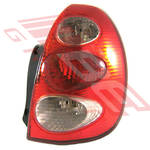 REAR LAMP - R/H - RED/PINK/RED/PINK (220-51716) - TO SUIT - DAIHATSU SIRION/TOYOTA DUET M100 5DR H/B 1998-