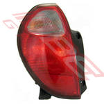 REAR LAMP - L/H - RED/CLEAR (220-51576) - TO SUIT - DAIHATSU SIRION/TOYOTA DUET M100 5DR H/B 1998-