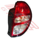 REAR LAMP - R/H - (220-51680) RED/CLEAR - TO SUIT - DAIHATSU SIRION/TOYOTA DUET M100 5DR H/B - F/LIFT