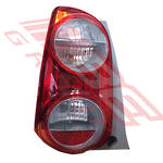 REAR LAMP - L/H - CLEAR CIRCLES (220-51004) - TO SUIT - DAIHATSU SIRION/BOON - M600S - 5DR H/B - 2010-