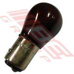 BULB - RED - 12V 21W - TWIN FILAMENT - TO SUIT - UNIVERSAL