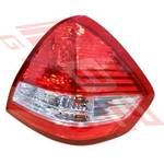 REAR LAMP - R/H - LINES IN CLEAR PLASTIC - TO SUIT - NISSAN TIIDA 2005- 4DR SEDAN