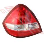 REAR LAMP - L/H - CLEAR PLASTIC (NO LINES) - TO SUIT - NISSAN TIIDA 2008- 4DR SEDAN - F/LIFT