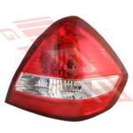 REAR LAMP - R/H - CLEAR PLASTIC (NO LINES) - TO SUIT - NISSAN TIIDA 2008- 4DR SEDAN - F/LIFT