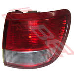 REAR LAMP - R/H - RED/CLEAR (220-24767) - TO SUIT - NISSAN AVENIR S/W - W11 - 99-