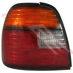 REAR LAMP - L/H - AMBER TOP/RED LOWER (4684) - TO SUIT - NISSAN SENTRA N14 SDN 1991-