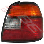 REAR LAMP - R/H - AMBER TOP/RED LOWER (4684) - TO SUIT - NISSAN SENTRA N14 SDN 1991-