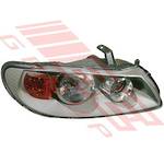 HEADLAMP - R/H - GREY - W/INDICATOR - TO SUIT - NISSAN SENTRA/PULSAR N16 2002- F/L