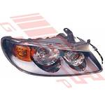 HEADLAMP - R/H - BLACK - W/INDICATOR - TO SUIT - NISSAN SENTRA/PULSAR N16 2002- F/L