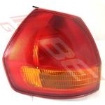 REAR LAMP - L/H - RED/AMBER - TO SUIT - NISSAN WINGROAD - STATION WAGON - Y11 - 99- EARLY