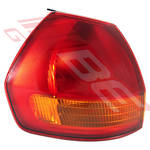 REAR LAMP - L/H - RED/AMBER (220-24765) - TO SUIT - NISSAN AD/PULSAR - Y11 - 99- EARLY