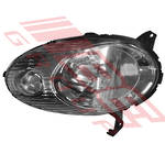 HEADLAMP - R/H - CHROME - ZENON - (1705) - TO SUIT - NISSAN MARCH/MICRA K12 2003-