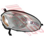 HEADLAMP - L/H - CHROME - (1816) - TO SUIT - NISSAN MARCH/MICRA K12 2003-