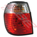 REAR LAMP - L/H - CLEAR/RED (4859) - TO SUIT - NISSAN PRIMERA - P11 - 1996- S/W