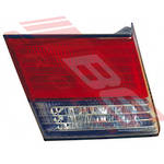 REAR GARNISH - L/H - RED/CLEAR (4747) - TO SUIT - NISSAN PRIMERA - P11 - 1997- 4DR - CAMINO