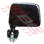 DOOR MIRROR - R/H - BLACK - DOOR MOUNT - TO SUIT - NISSAN NAVARA D21 1986-92