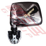 DOOR MIRROR - L/H - CHROME - DOOR MOUNT - TO SUIT - NISSAN NAVARA D21 1986-92