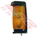 CORNER LAMP - L/H - BLACK TRIM - AMBER - TO SUIT - NISSAN NAVARA D21 1986-89