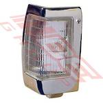 CORNER LAMP - L/H - CHROME - TO SUIT - NISSAN NAVARA D21 1990-