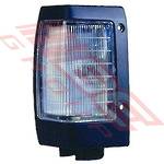 CORNER LAMP - L/H - BLACK TRIM - TO SUIT - NISSAN NAVARA D21 1993-