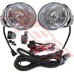 FOG LAMP - SET - L&R - W/WIRING & SWITCH - TO SUIT - NISSAN NAVARA D22 2002- FACELIFT