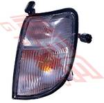 CORNER LAMP - L/H - CLEAR/AMBER - TO SUIT - NISSAN NAVARA D22 2000-02