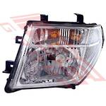 HEADLAMP - L/H - TO SUIT - NISSAN NAVARA D40 2005-07