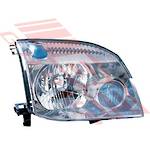 HEADLAMP - R/H - NON HID - MANUAL ADJUST - TO SUIT - NISSAN X-TRAIL - T30 - 2000-