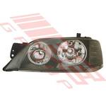 HEADLAMP - L/H - BLACK - MANUAL - TO SUIT - FORD TERRITORY 2004-