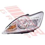 HEADLAMP - L/H - ELECTRIC - CHROME - TO SUIT - FORD FOCUS 2008-