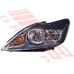 HEADLAMP - L/H - ELECTRIC - BLACK - TO SUIT - FORD FOCUS 2008-