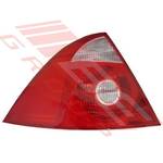 REAR LAMP - L/H - RED W/CLEAR CIRCLE - TO SUIT - FORD MONDEO 2001- F/L - 4/5DR