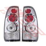 REAR LAMP - SET CLEAR STYLE - CHROME - TO SUIT - FORD FALCON BA UTE 2004 -