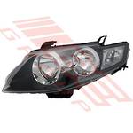 HEADLAMP - L/H - BLACK - TO SUIT - FORD FALCON FG 2008-