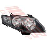 HEADLAMP - R/H - BLACK - TO SUIT - FORD FALCON FG 2008-