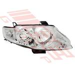 HEADLAMP - R/H - CHROME - TO SUIT - FORD FALCON FG 2008-