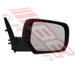 DOOR MIRROR - R/H - BLACK - MANUAL - TO SUIT - FORD RANGER 2006-