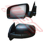 DOOR MIRROR - L/H - ELECTRIC - W/OUT LED LAMP - BLACK - TO SUIT - FORD RANGER 2012-