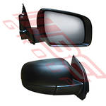 DOOR MIRROR - R/H - ELECTRIC - W/OUT LED LAMP - BLACK - TO SUIT - FORD RANGER 2012-